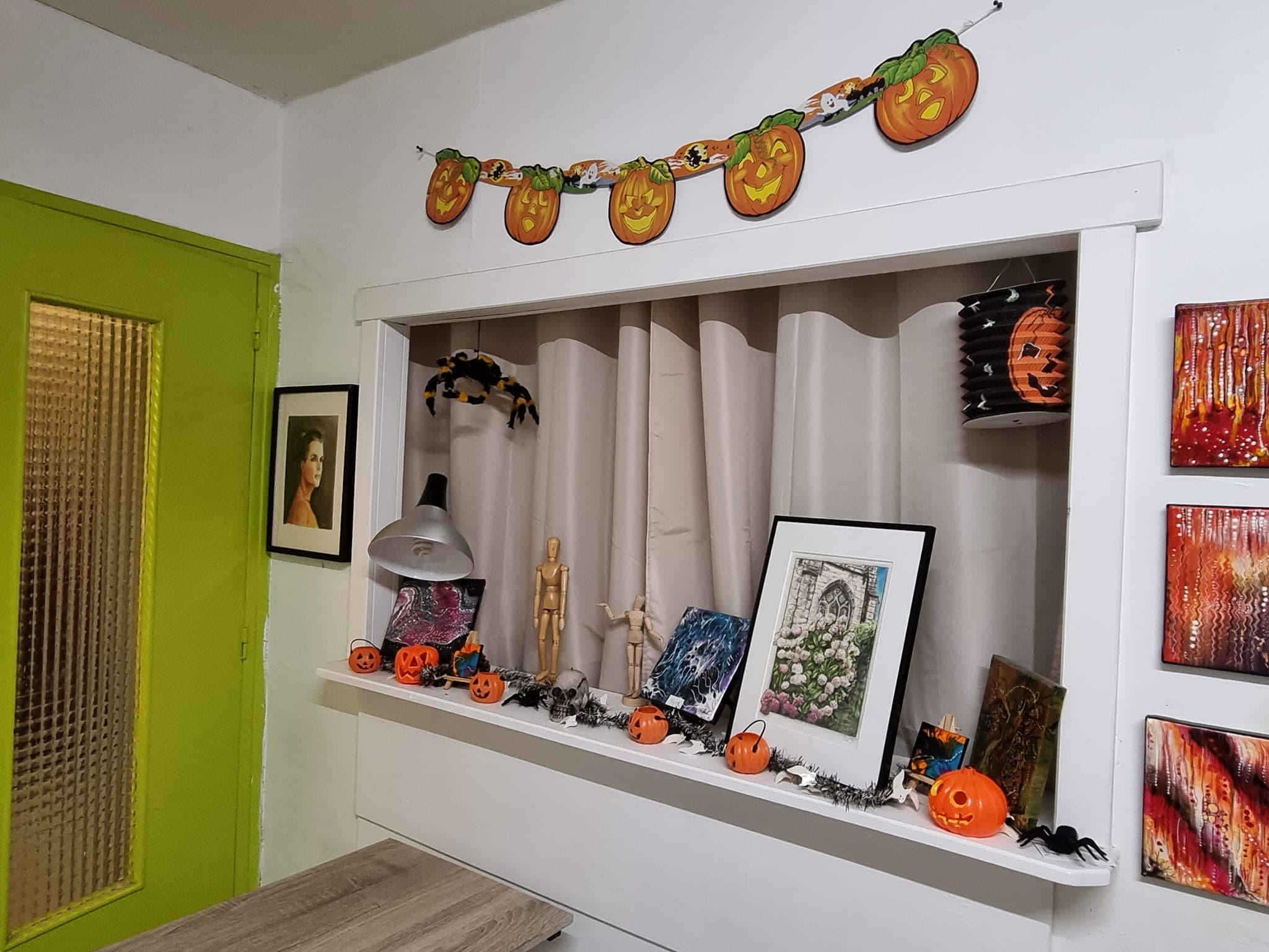 Halloween s'est invité à L'atelier d'art ! 🎃